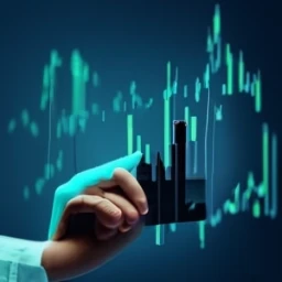 Illustration d'une personne effectuant des transactions financières sur un écran d'ordinateur, symbolisant l'investissement dans le trading